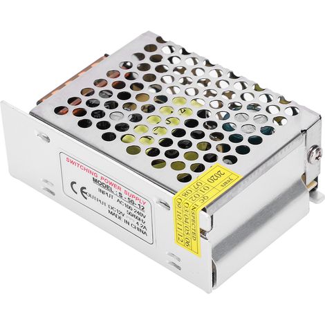 Adaptateur secteur à découpage DC12V en alliage d'aluminium pour barre lumineuse LED, imprimante 3D (S-50-12 (12 V 4,2 A 50 W) AC100-240 V) (1/5)