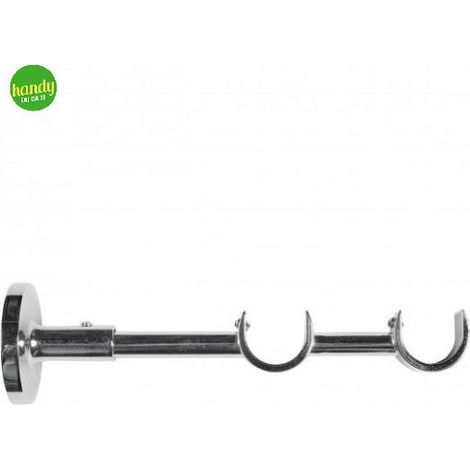 SUPPORTO LUNGO DOPPIO SOFFITTO APERTO PER TUBI DIAM.22 MM COL. CROMO