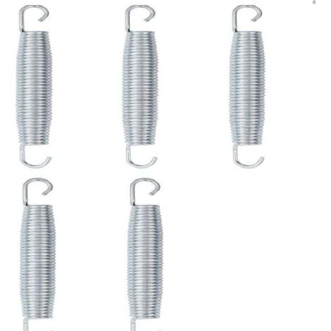 5,5-Zoll-Trampolinfeder, hochbelastbar, Edelstahl, Ersatzfeder, 5 Stück - Crezuo