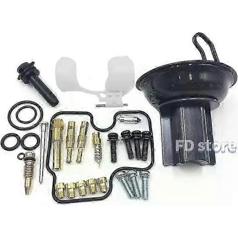 Kit de réparation de carburateur Keihin pour moto Honda MC22, CBR22 et CBR250RR (1989-1997), comprenant piston, membrane et flotteur. (1/4)