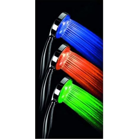 Doccino doccetta soffione doccia luce led colorato 1 getto abs mod. Led Shower (1/3)