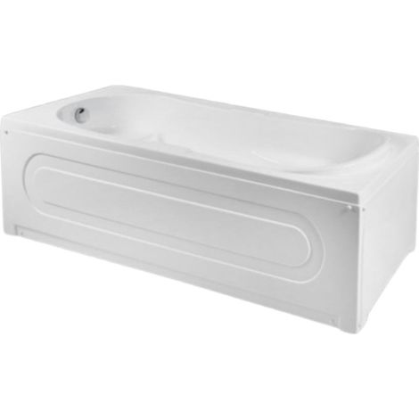 Baignoire Marcus avec tablier - 180x80 cm - Siphon: Sans (1/4)