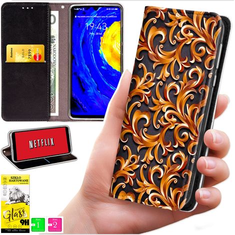 Custodia a portafoglio per Oppo Reno 15 5G - stampa bluemoon + vetro 9H (1/5)