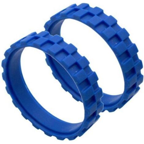 Roue en Caoutchouc Compatible con Roue Centrale con Pneus en Caoutchouc Antidérapant（bleu）
