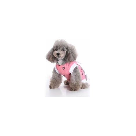 Vêtement de protection post-chirurgie pour chien, rose, taille L – (1/5)