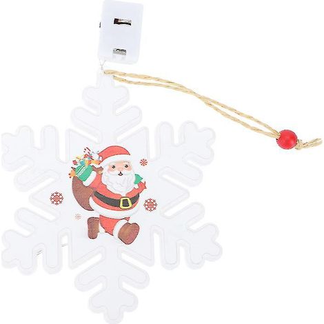 1 décoration suspendue lumineuse de Noël (1/3)