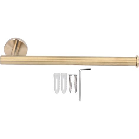 Barre porte-serviettes murale antirouille, moderne et élégante, en acier inoxydable, type 2, pour salle de bain. (1/5)