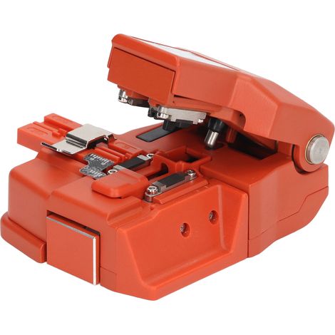 Coupe-fibre optique de précision, lame stable et fluide, outil de clivage pour épissure à froid, performance fiable, couleur orange. (1/5)