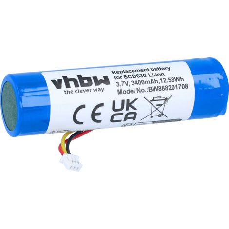 vhbw Battery compatible with Philips Avent SCD845/26 Baby Monitor, Babyphone (3400mAh, 3.7 V, Li-polymer) (1/5)