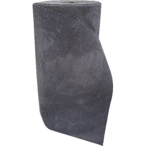 Tapis de passage Microfibre, idéal couloir, devant d’évier, descente de lit, salle de bain, Largeur 45 cm MadeInNature - Gris Anthracite - Longueur 10 m.