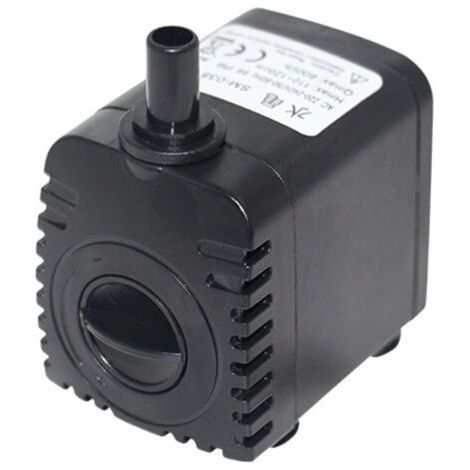 Pompe à Eau Submersible, 600L / H 8W Pompe Eau Aquarium Ultra-silencieux avec 4 Pieds de Ventouses pour Fontaines Fish Tank Hydroponic Systems avec 2 Buses (1/5)