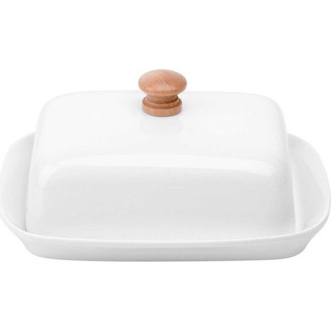 Burriera in ceramica bianca (1/5)