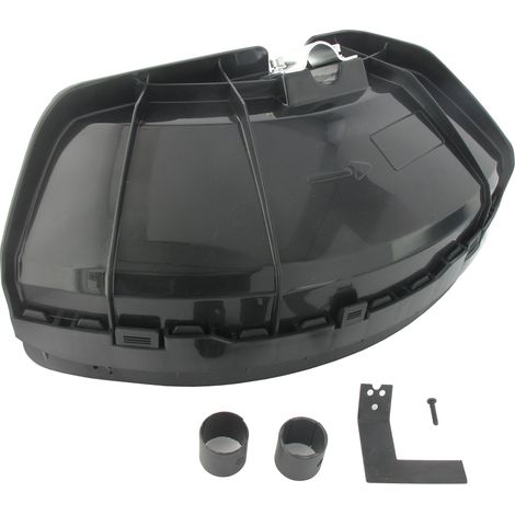 Universal, custodia protettiva per decespugliatore a filo di nylon, universale, con lama tagliafilo, colore: nero