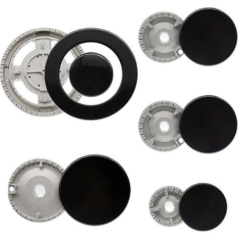 Chapeaux de brûleur pour cuisinière à gaz, ensemble de 5 chapeaux de brûleur pour cuisinière à gaz (1/5)