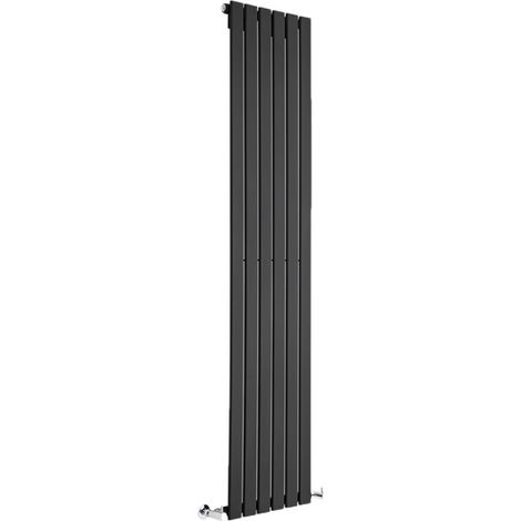 Radiateur Design Delta - Vertical Noir 178 cm x 42 cm x 4.6 cm 990 Watts (1/5)