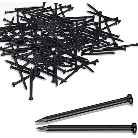 Lot de 140 clous en acier de 20 mm pour images, clous pour murs en béton, convient pour le travail du bois, la brique, le travail de charpentier, utilisable en intérieur et en extérieur (1/5)