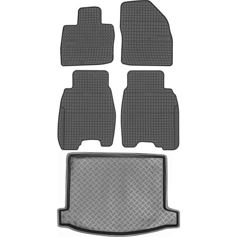 Honda Civic VIII Schrägheck (2006–2011) – Set: Gummifußmatten + Kofferraummatte