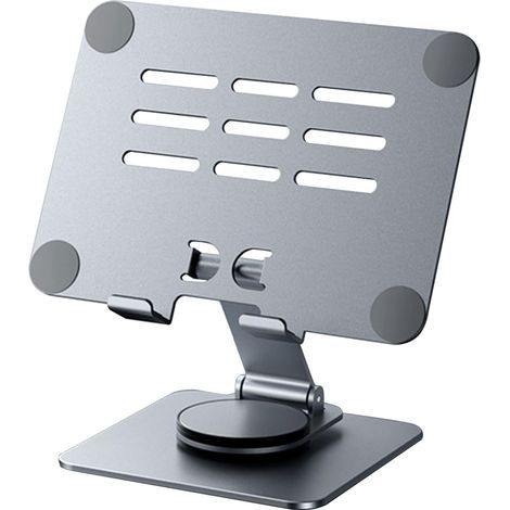 Tablet-Halterung, Smartphone-Ständer, stabil, kühlend, faltbar, rutschfest, verstellbarer Winkel, Wärmeableitung (1/5)