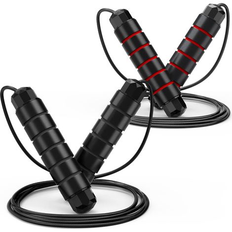 Corde à sauter professionnelle pour femme homme enfant pour gymnastique et fitness entraînement maison (1/5)