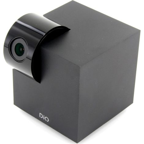 Caméra de surveillance Wi-Fi rotative 350° - 1080p - mode privé - Noir - DiO (1/5)