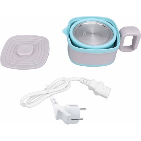 Bouilloire électrique pliante de voyage, Mini eau bouillante Portable pour l'extérieur et le bureau, prise ue 100-240V (1/5)