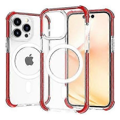 Coque MagSafe transparente anti-rayures et ultra-résistante aux chutes, compatible avec iPhone 15 Pro Max et iPhone 15 Pro (iPhone 15 Pro). (1/5)