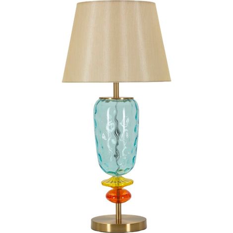 Lampada da tavolo in metallo multicolore, Ø35x73 cm – Colorful (1/5)