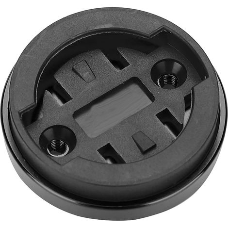 Support de compteur GPS pour vélo de route/VTT, avec capuchon de potence intégré (noir)