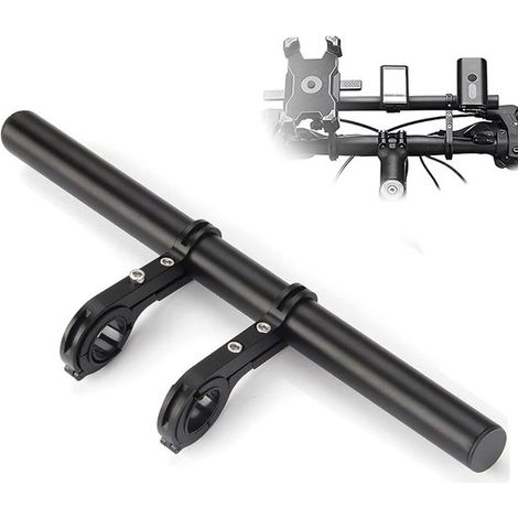 Prolunga per manubrio da 30 cm per biciclette. Facile installazione. Prolunga per manubrio di biciclette e monopattini. Prolunga multifunzionale doppia per manubrio di bicicletta. (1/5)