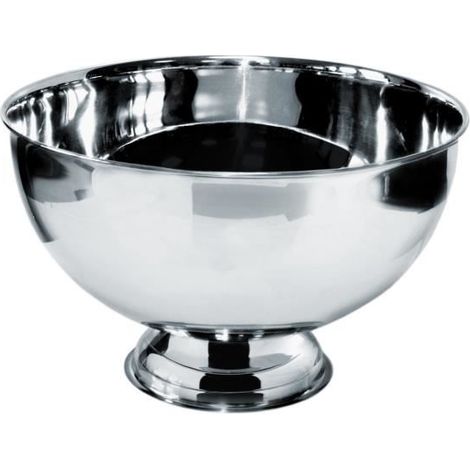Seau à glaçons - Vinbouquet - Acier inoxydable - Argenté - Diamètre 38 cm - Léger et pratique (1/2)
