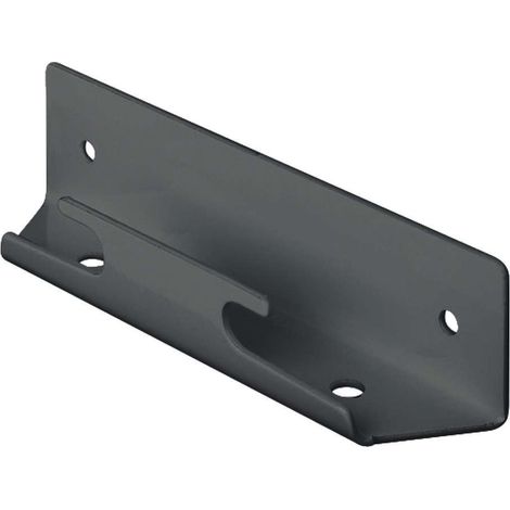 Cyclingcolors – Équerre à visser pour escabeau pliant en acier anthracite – Dimensions 144 x 30 x 37mm – Installation à visser – Accessoire pour rangement