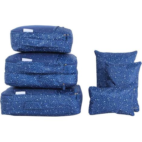 Ensemble de six sacs de rangement imperméables et épais pour sous-vêtements (1/5)