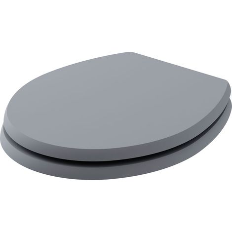 Bayswater Fitzroy Soft Close Toilet Seat Plummett Grey (1/2)