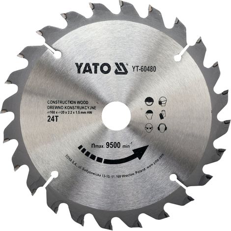 Tarcza widiowa 160x20mm 24Z