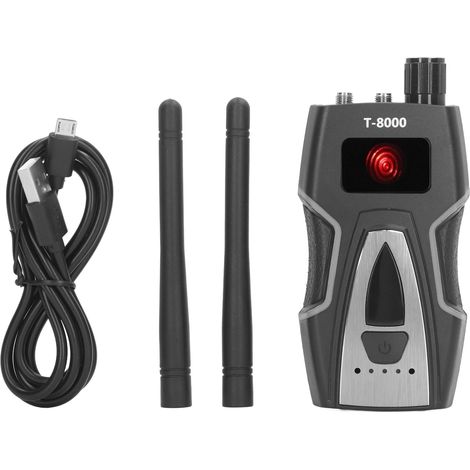 Multifunktionaler Anti-Spionage-GPS-Detektor mit LED-Anzeigeleuchte zum Auffinden versteckter Mikrofone und zur Audioüberwachung. (1/5)