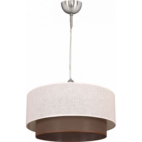 FAB 2.810/35-BEIS/MARR Colgante Doble 1l. Beis/marron Cilind REGX35X35 (1/4)