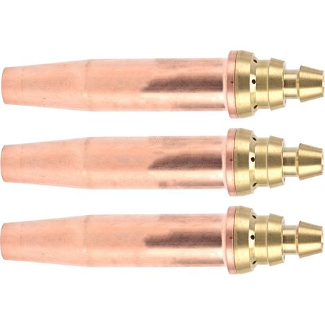 Lot de 3 Buses de Chalumeau Propane Isobare pour Machine de Découpe, 0,9mm 1,2mm 1,5mm (1/5)