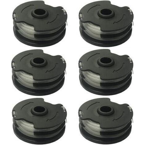Bobine de fil pour Parkside PRTA 20-Li A1 / B2 / C3 Bobines de Fil de Rechange pour débroussailleuse sans fil LIDL Parkside PRTA 20-Li A1 / B2 / C3, PRT 300 A1, PRT 550 A1 / A3 (6pcs) (1/5)