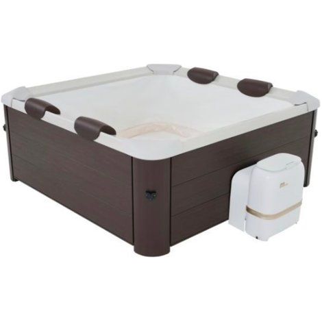 Mspa Piscina Idromassaggio Mspa F Tr062w Tribeca Rigida Noce Scuro