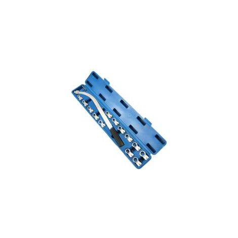 Set di 15 chiavi per cinghia motore auto, rimozione e installazione pulegge, chiave tendicinghia, attrezzi speciali per riparazioni auto - Crezuo