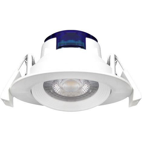 Spot LED encastrable rond blanc 5W IP20 6500K (1/5)