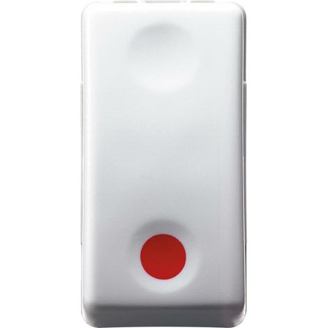 Pulsante Gewiss system P NC - 10 A - Aus  NA simbolo rosso GW20523 (1/3)