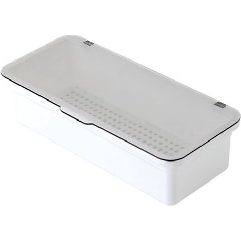 28x13x7 cm - Scatola con coperchio - Organizzatore da scrivania - Contenitore per alimenti - Scatola per alimenti secchi - Organizzatore per snack - Organizzatore per condimenti (1/5)