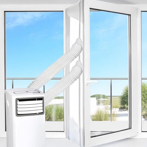 Tissu De Calfeutrage pour Fenêtres Mastic étanche, adapté aux climatiseurs et déshumidificateurs bloque efficacement l'air chaud (1/3)