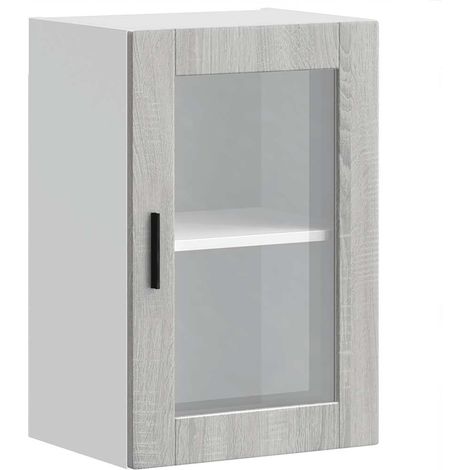 Maison Exclusive - Armario de pared para cocina puerta cristal Po (1/5)