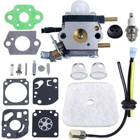 C1U-K54A Carburateur et Kit Réparation Bougie Tuyau Filtre à Air pour Motobineuse Echo Mantis TC-210 TC-210i TC-2100 SV-6 SV-5H/2 (1/3)
