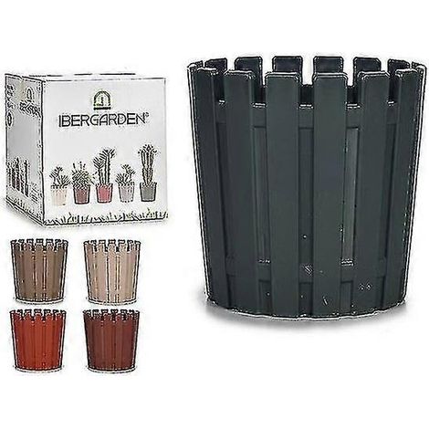 Pot en plastique (19,2 x 17,7 x 19,2 cm)