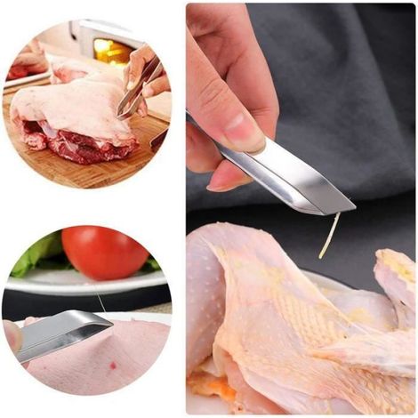 4 Pezzi Pinza Per Pesci In Acciaio Inossidabile Di Alta Qualità Spina Di Pesce Clip Pesce Pinza A Spina Di Pesce Pinzette (1/4)