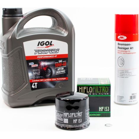 Kit Entretien Vidange pour DUCATI DESMOSEDICI RR de 2008 - IGOL PROPULS PERFORMANCE 10W40 4L