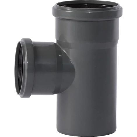 HT Abzweig, HT Rohr 90mm, Abwasserrohr 90mm, 87 Grad (1/5)